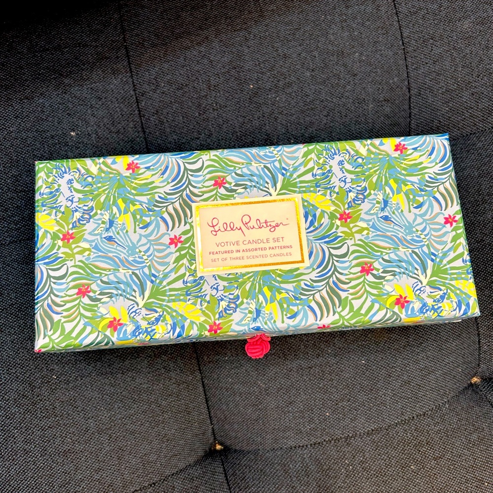 NWT Brand new Lilly Candle set